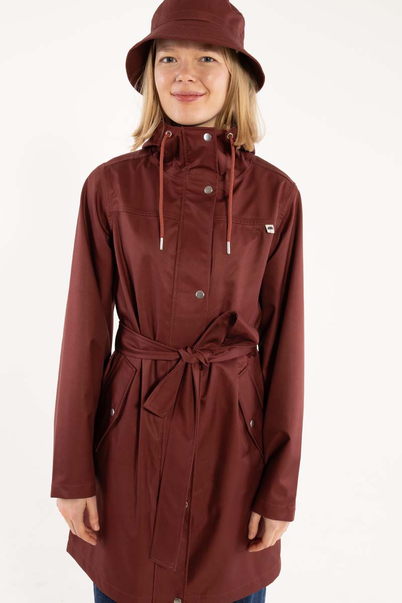 Danerainlover Raincoat Dark Brick