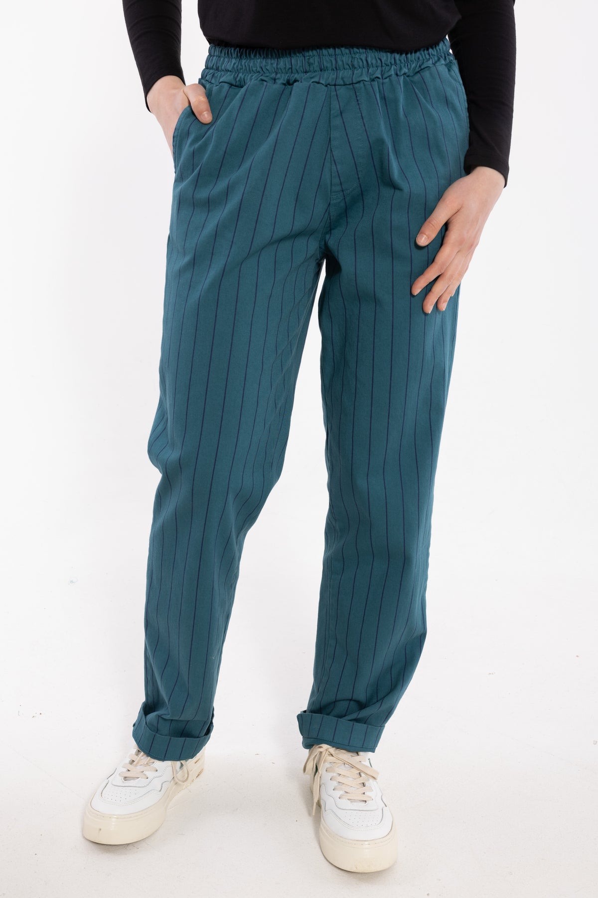 Daneholm Stretch Canvas Hose Dunkelschiefer/Dunkelblau
