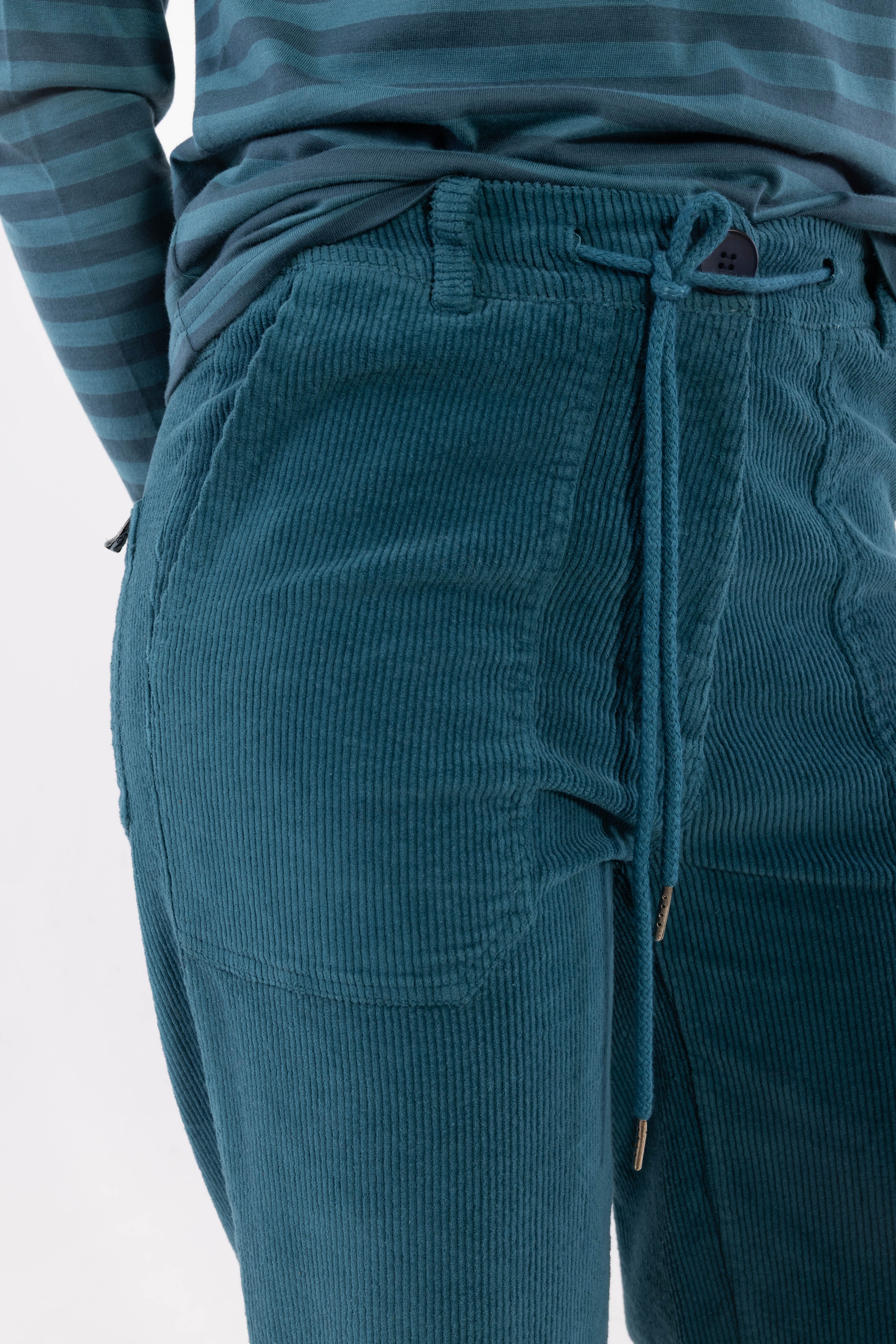Daneworld Cord Stretch Pants Dk Slate
