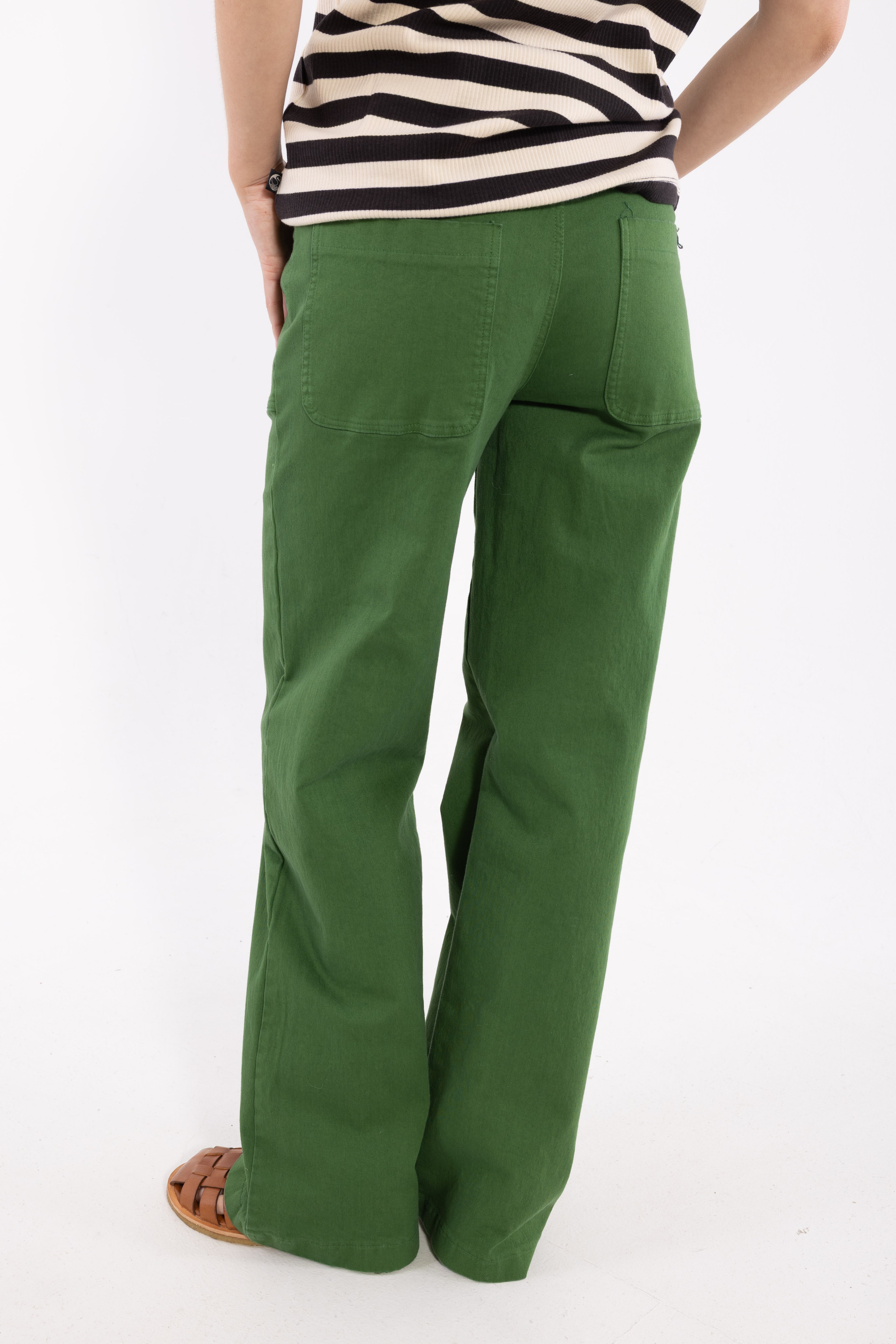 Danedaisy Stretch Canvas Pants Moss Green