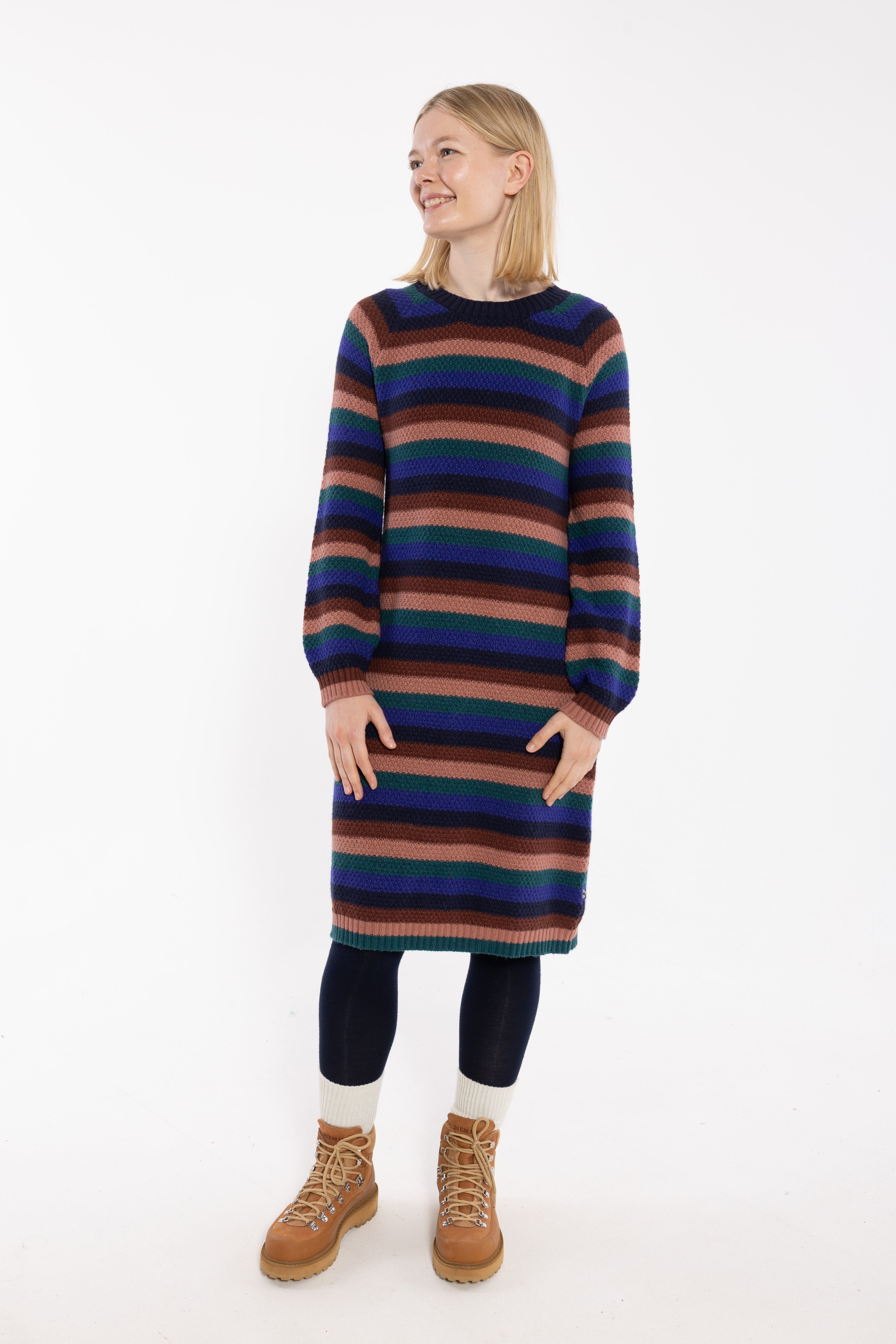 Danesukkertop Wool Sweater Dress Dawn