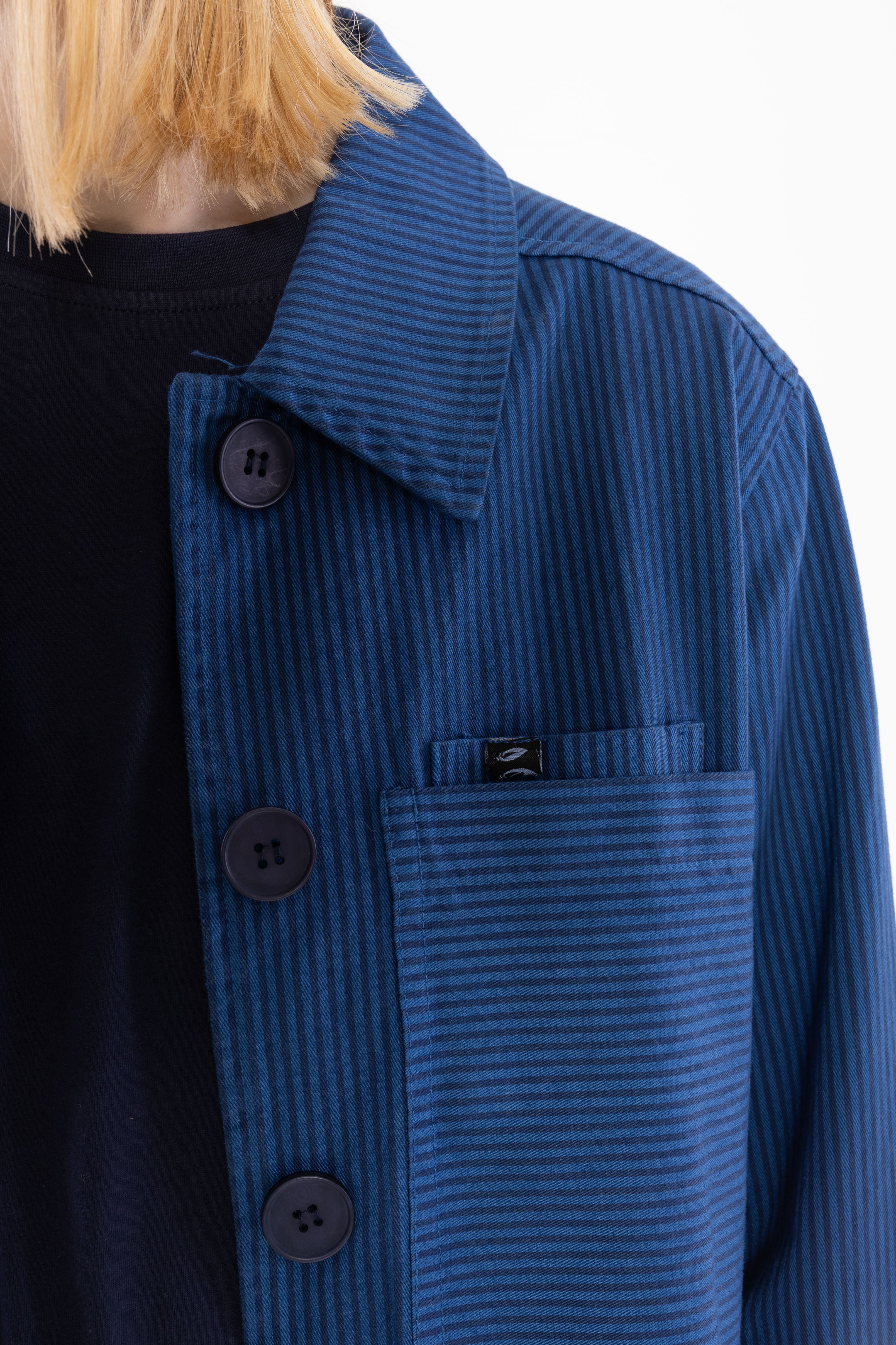 Daneprairie Stretch Canvas Jacket Warm Blue/Dk Navy