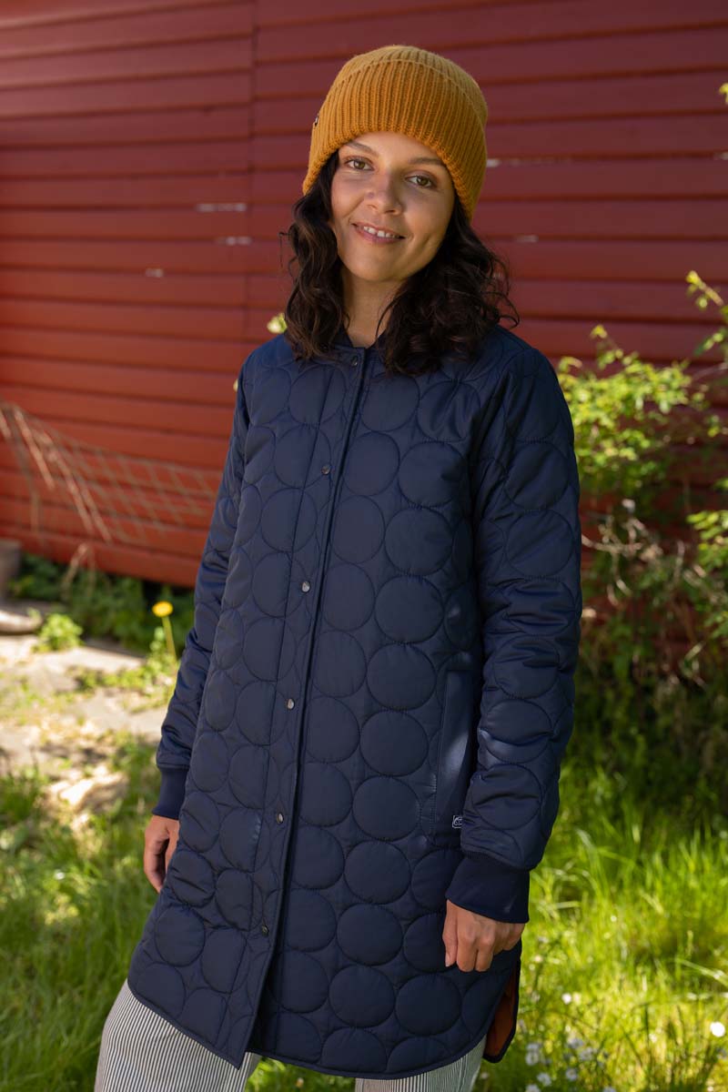 Danyesplease Thermo Coat Dark Navy