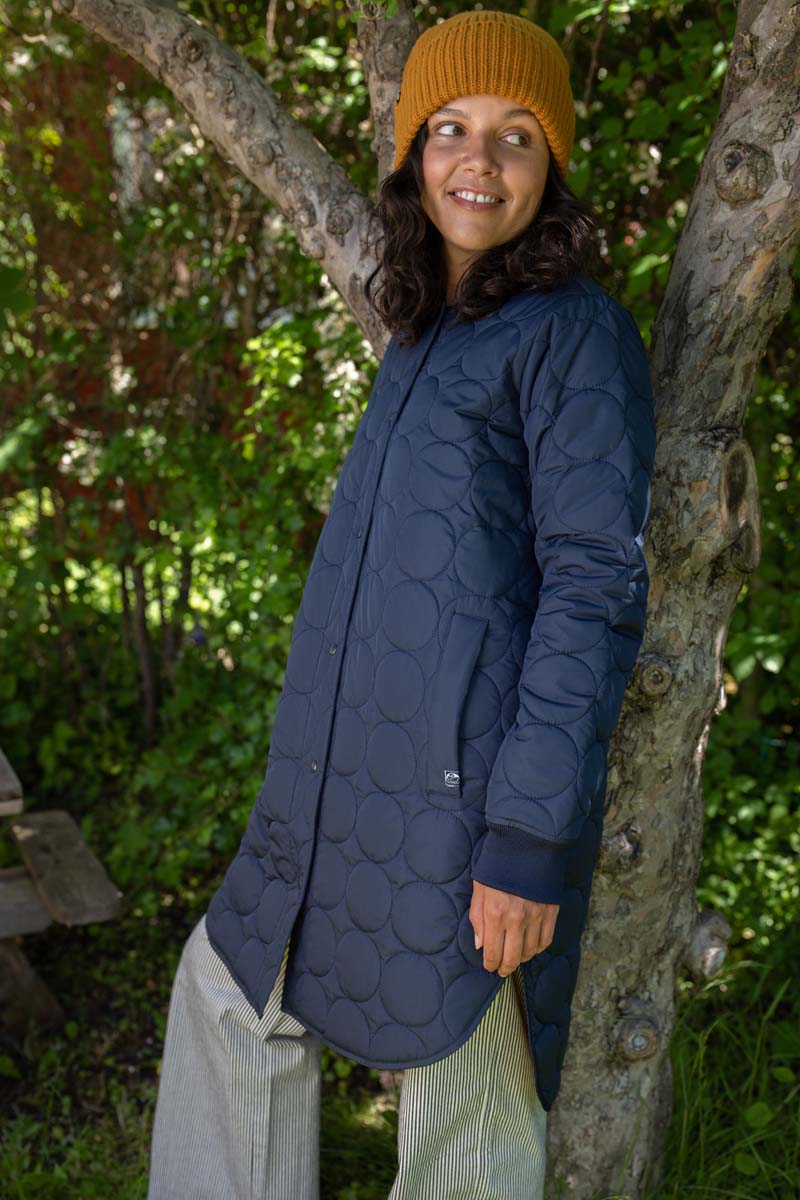Danyesplease Thermo Coat Dark Navy