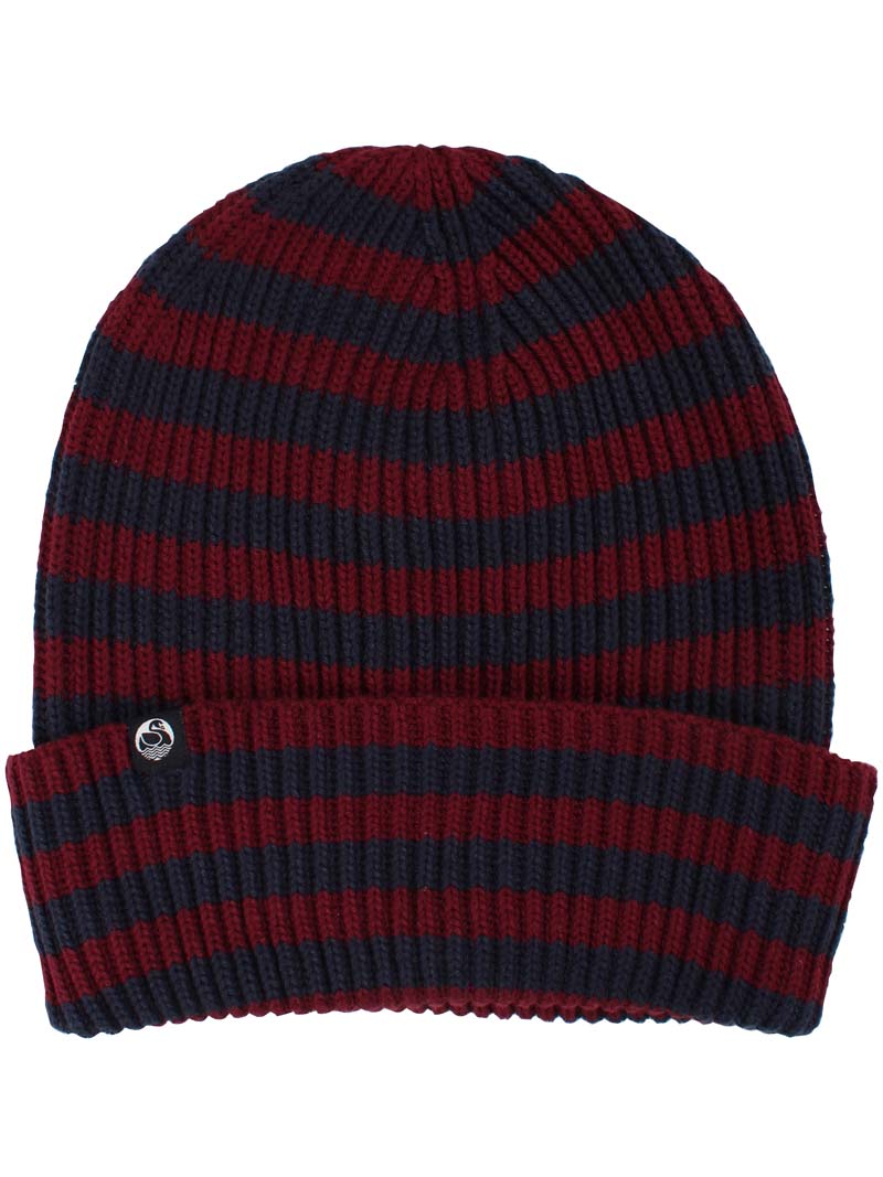 Danefolk Cotton Beanie Dk Merlot/Dk Navy