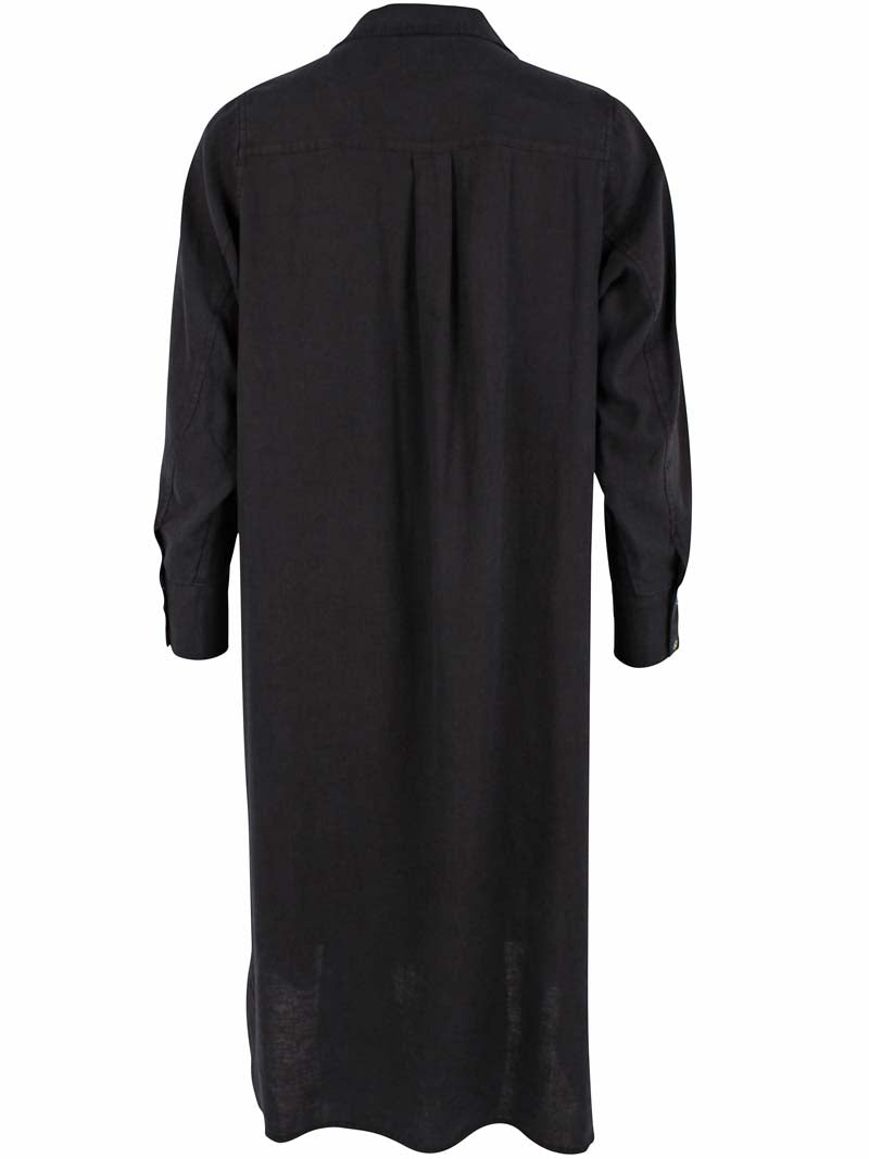Danefolk Heavy Linnen Dress Black