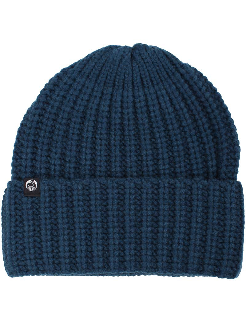 Dane Folklore Chunky Wool Beanie Dk Slate