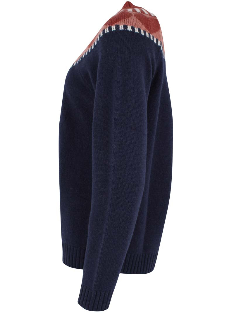 Daneglamping Wool Sweater Dk Navy
