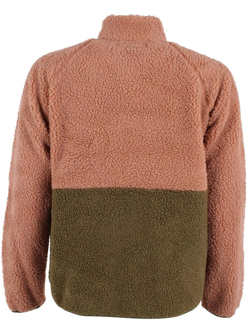 ESS - Danegreatness Fleecejacke Antique Rose/ Khaki