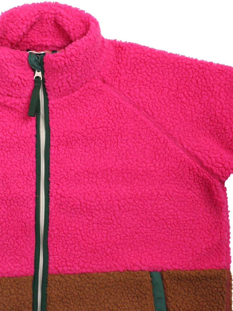 ESS - Danegreatness Fleecejacke Bright Pink/Tobacco