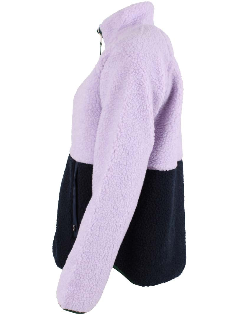 ESS - Danegreatness Fleecejacke Light Viola/Dk Navy
