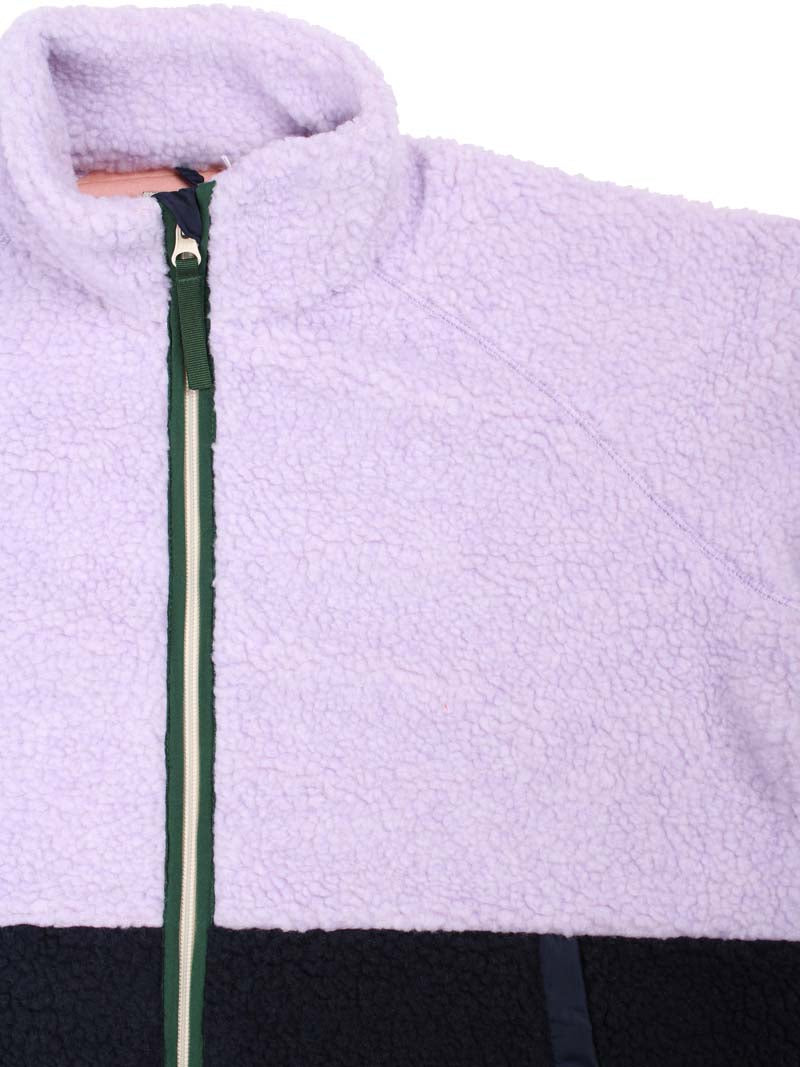 ESS - Danegreatness Fleecejacke Light Viola/Dk Navy