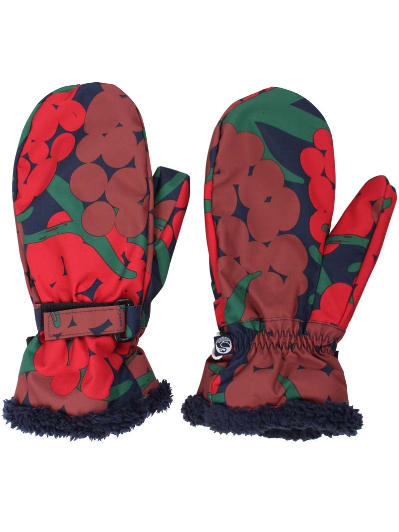 Danehandy Mittens Dk Red MAXIBERRY