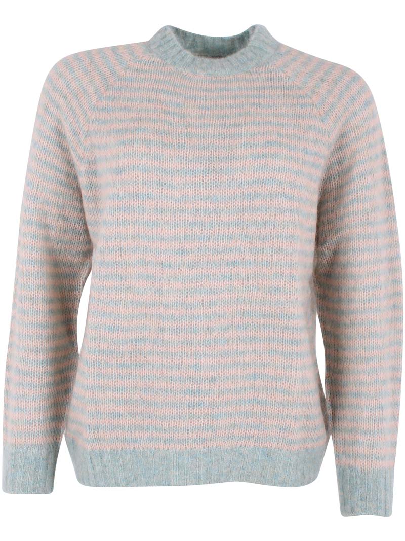 Daneherbal Alpaca Sweater Lt Blue Grey/Powder