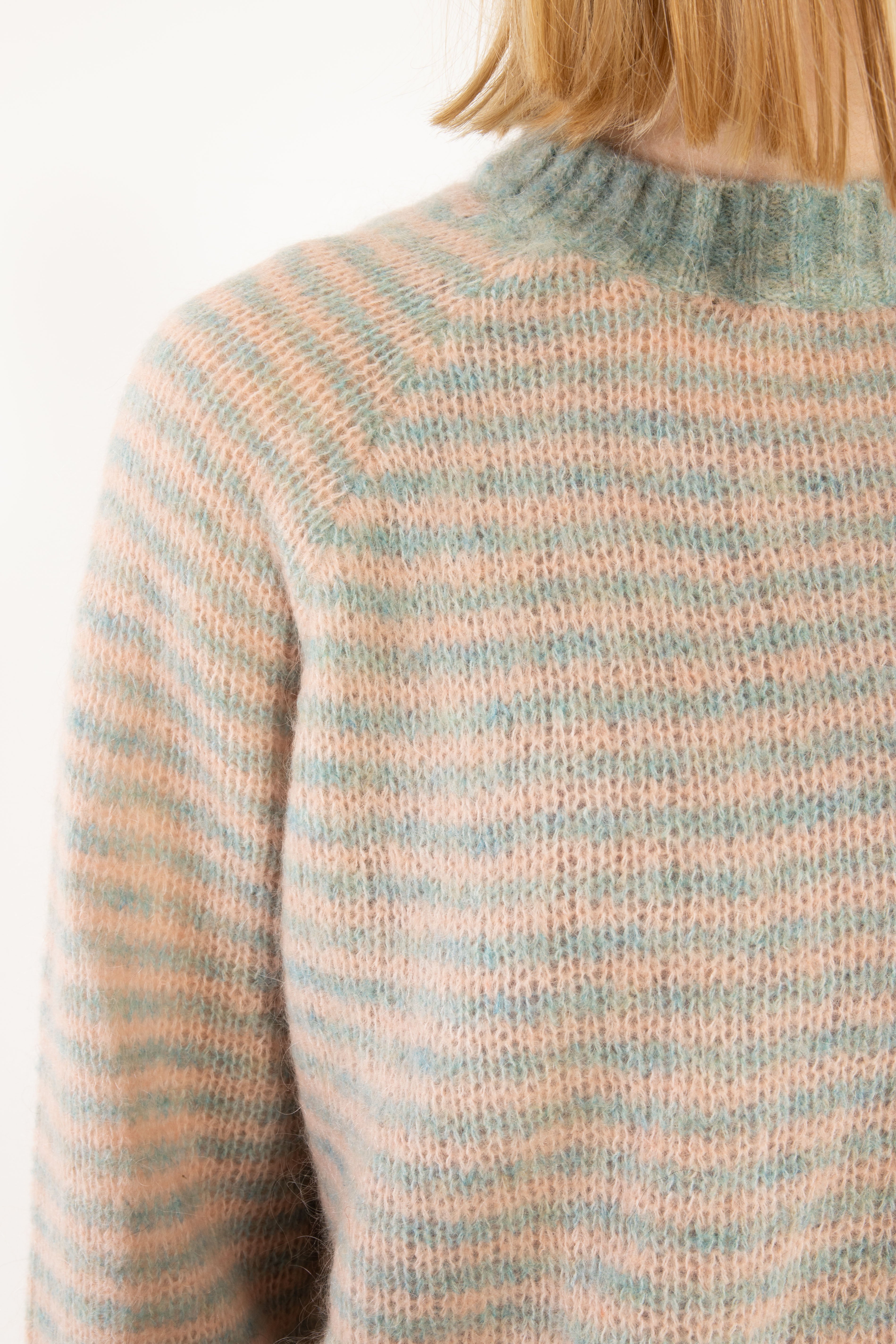 Daneherbal Alpaca Sweater Lt Blue Grey/Powder