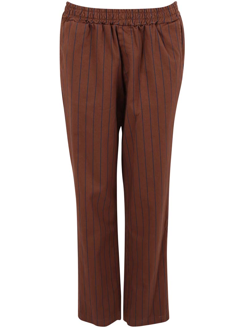Daneholm Stretch Canvas Pants Brown/Dk Navy