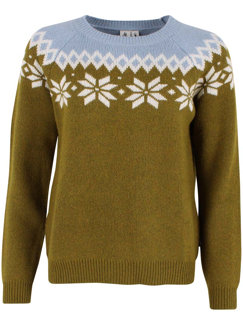 Danehytte Wool Sweater Olive