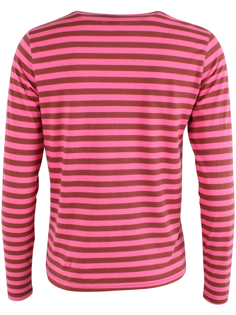 Danejubii Modal Tee Dk Brick/Spicy Pink