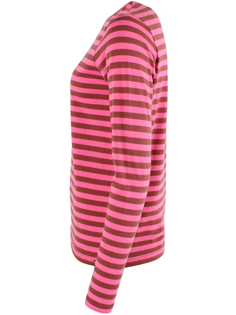 Danejubii Modal Tee Dk Brick/Spicy Pink