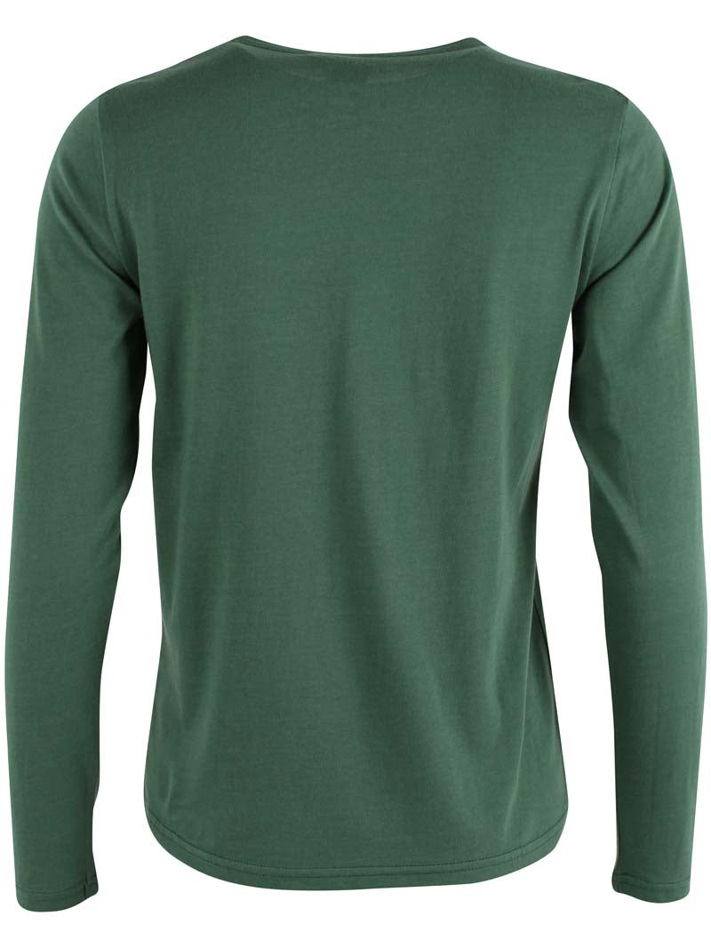 Lækker langærmet bluse i grøn til kvinder