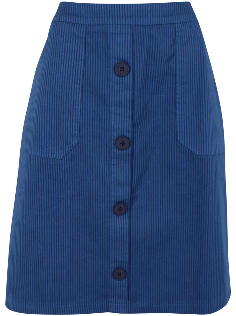 Danekage Stretch-Canvas-Rock Warmes Blau/Dunkelblau