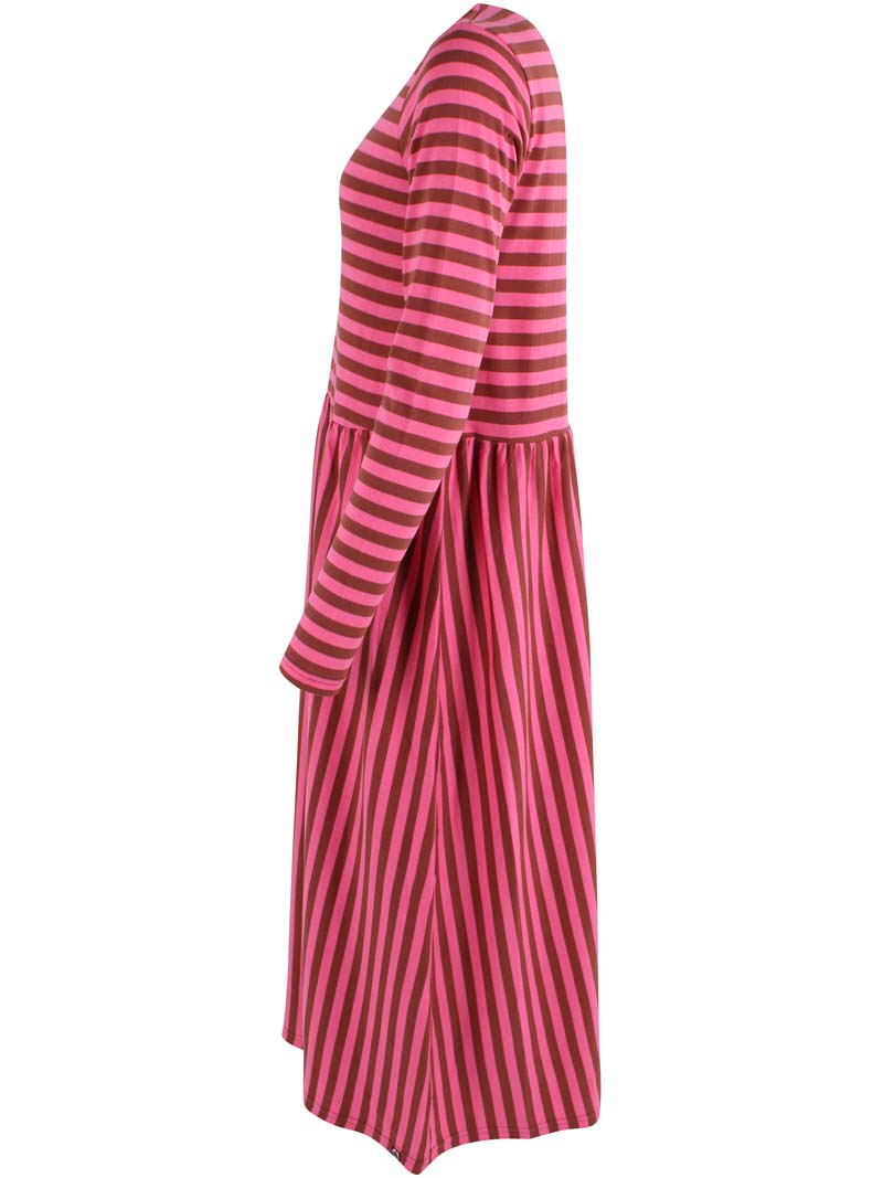 Kjole med striber til kvinder.