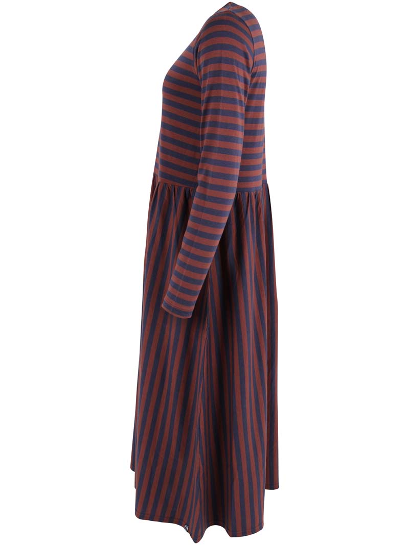 Kjole med striber til kvinder.