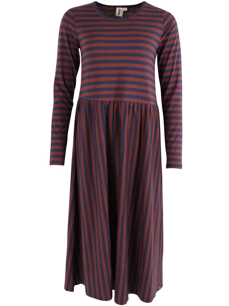 Kjole med striber til kvinder.