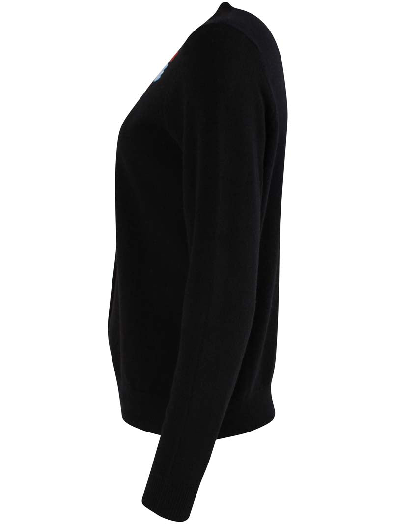 Danelife Merino Wool Cardigan Black