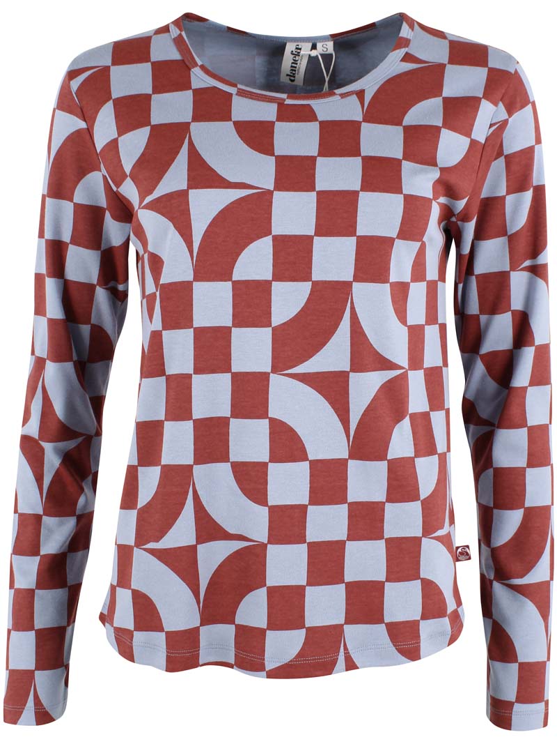 Danelotte Interlock Tee Lt Blue Grey CHECKITOUT