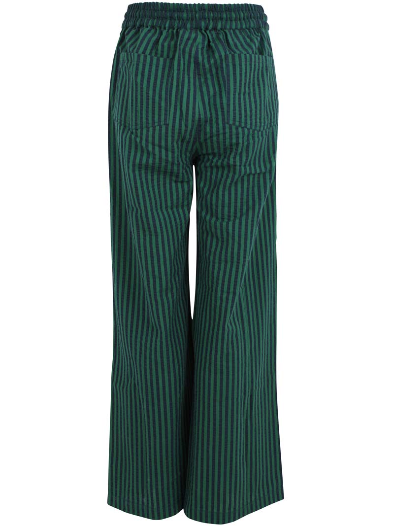 Danenynne Seersucker Pants Dk Navy/Dk Pine