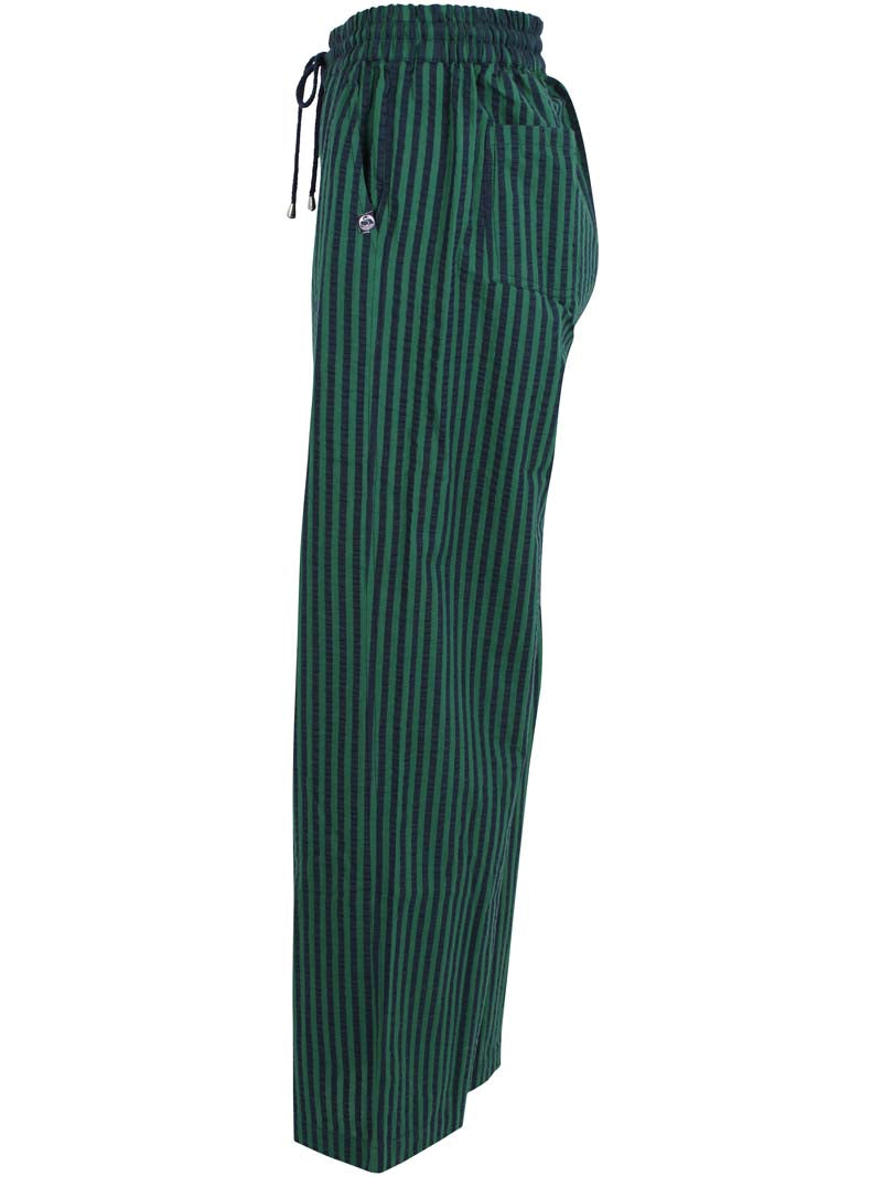 Danenynne Seersucker Pants Dk Navy/Dk Pine