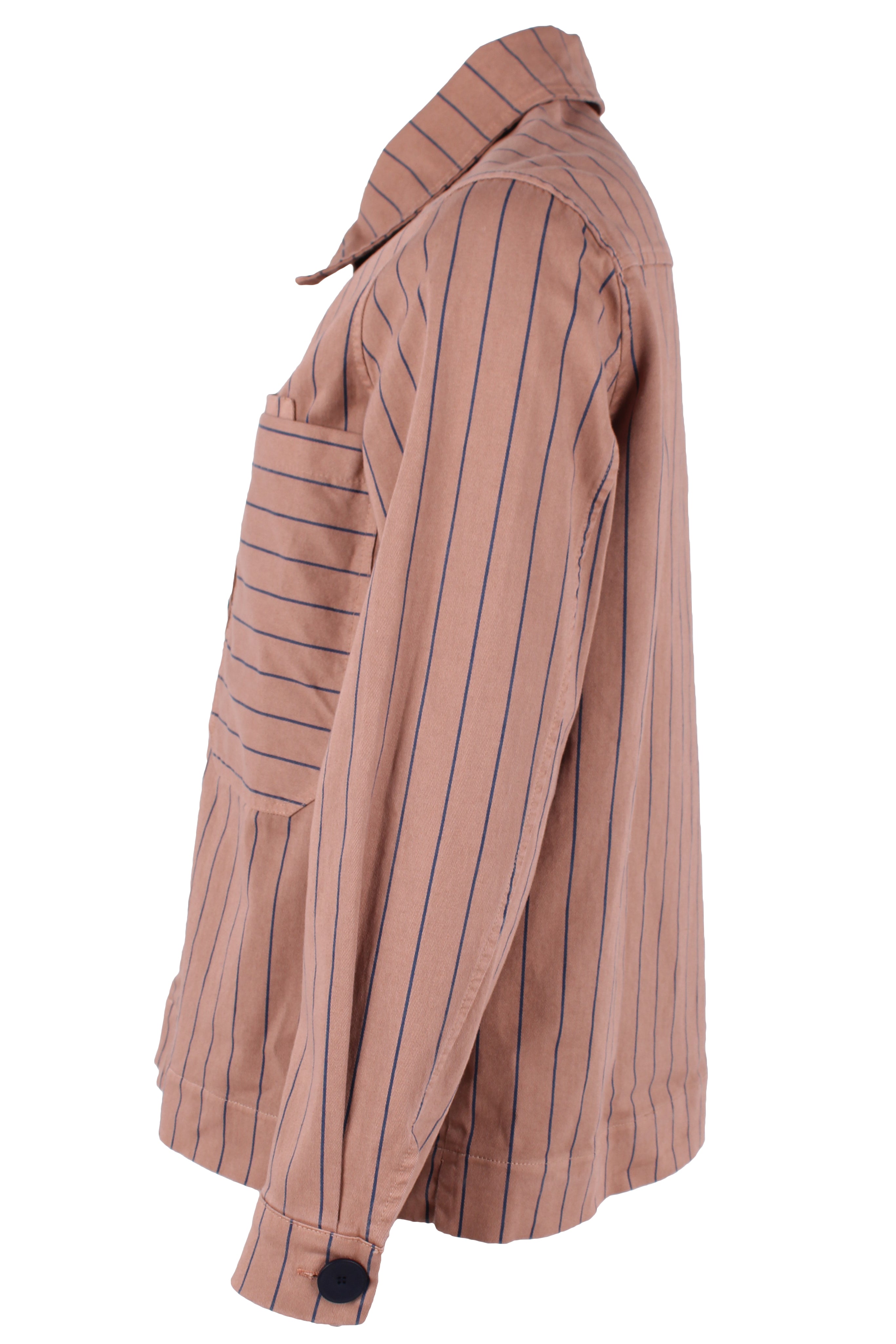 Daneprairie Stretch Canvas Jacket Rose Beige/Dk Navy