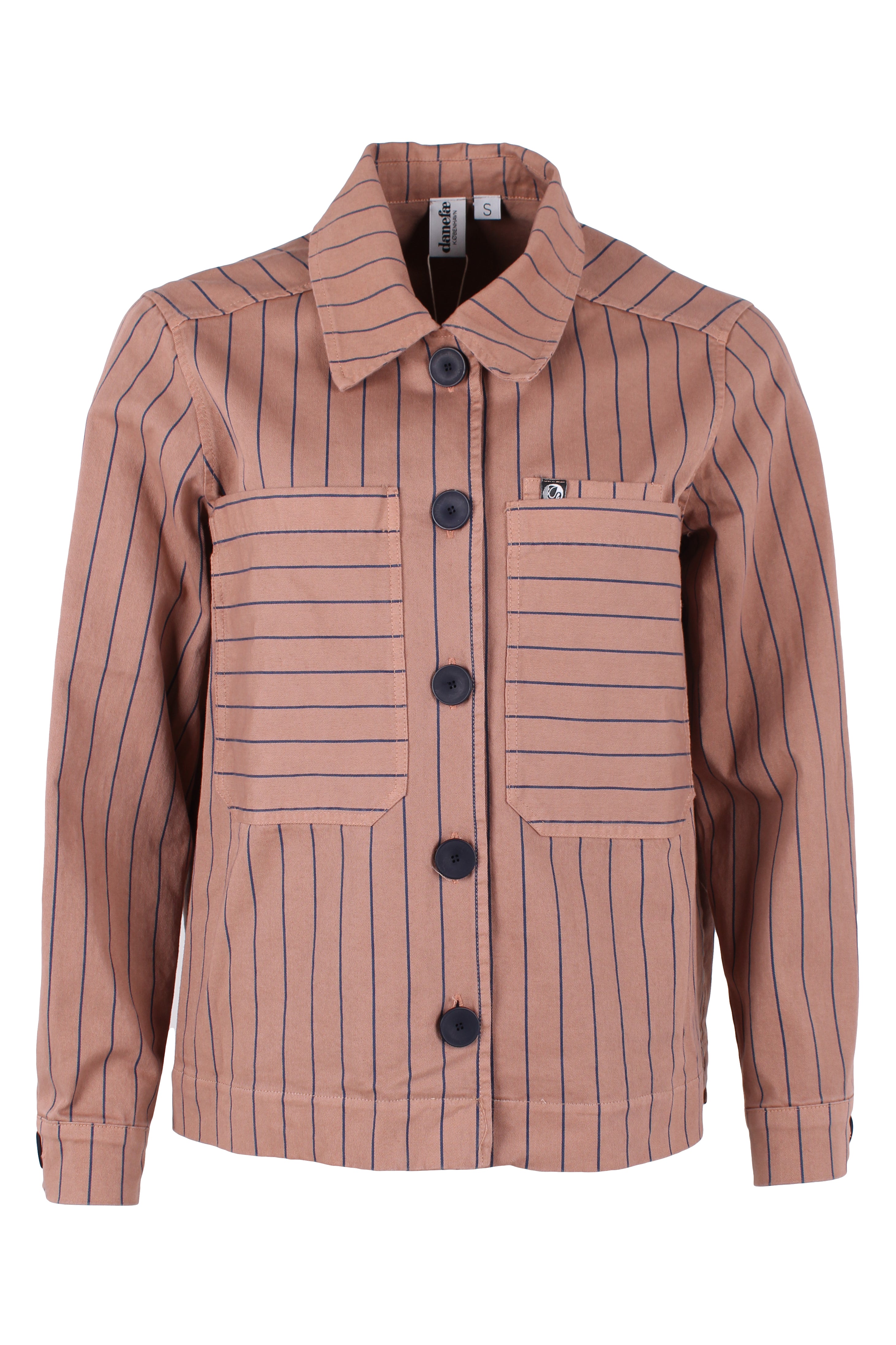 Daneprairie Stretch Canvas Jacket Rose Beige/Dk Navy