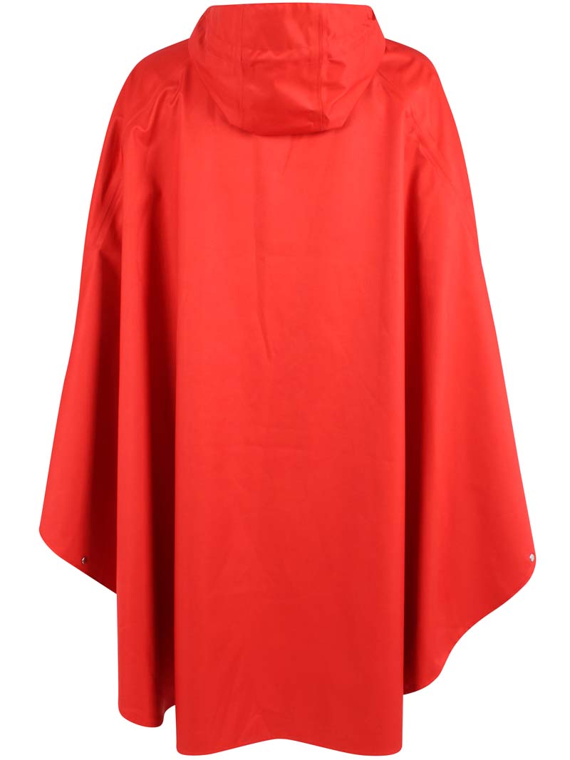 Danerain Poncho Bright Red