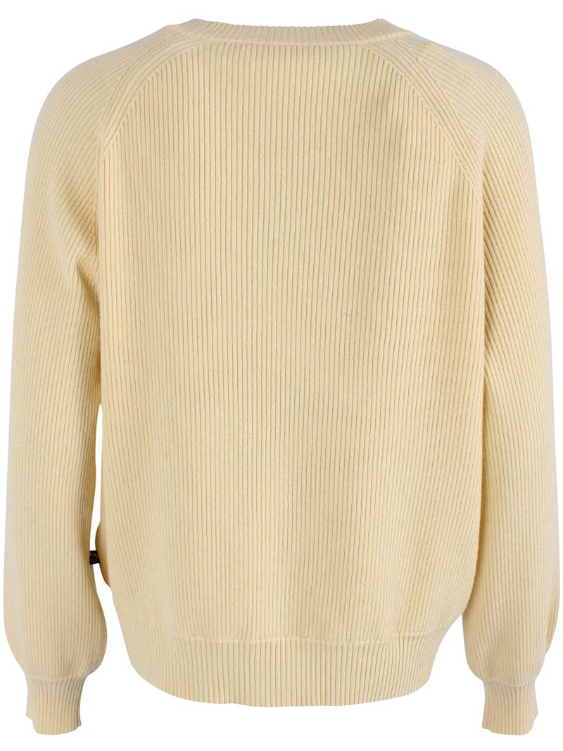 Danerelation Chunky Wool Sweater Soft Yellow