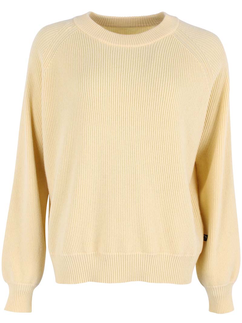 Danerelation Chunky Wool Sweater Soft Yellow