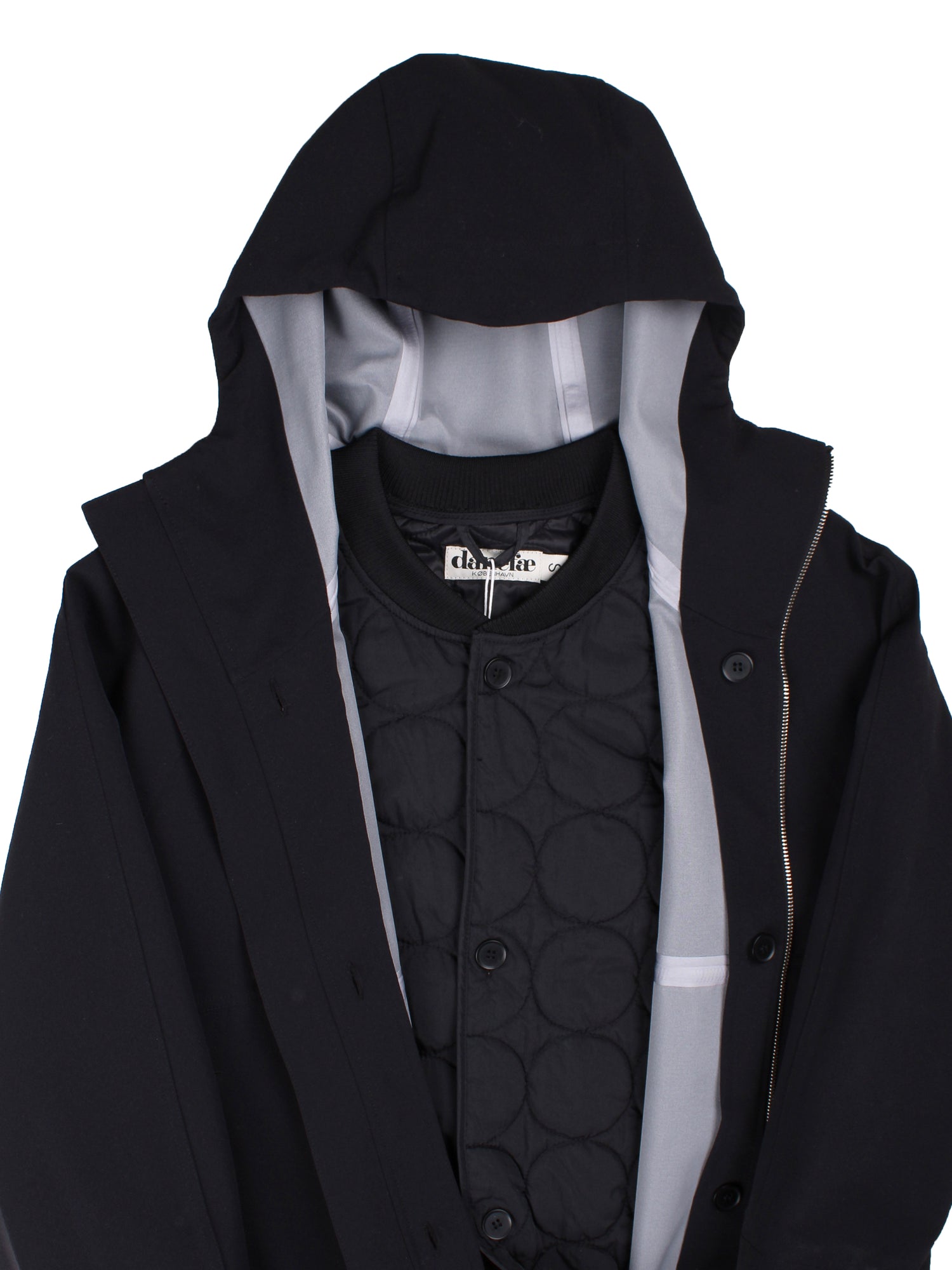 Daneroyal Winter Coat Black