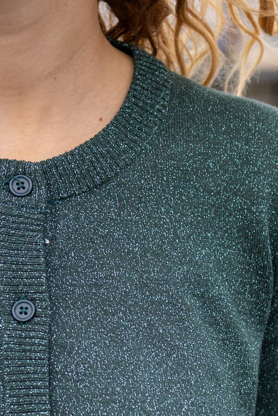 Danelunch Glitter Cardigan Forest
