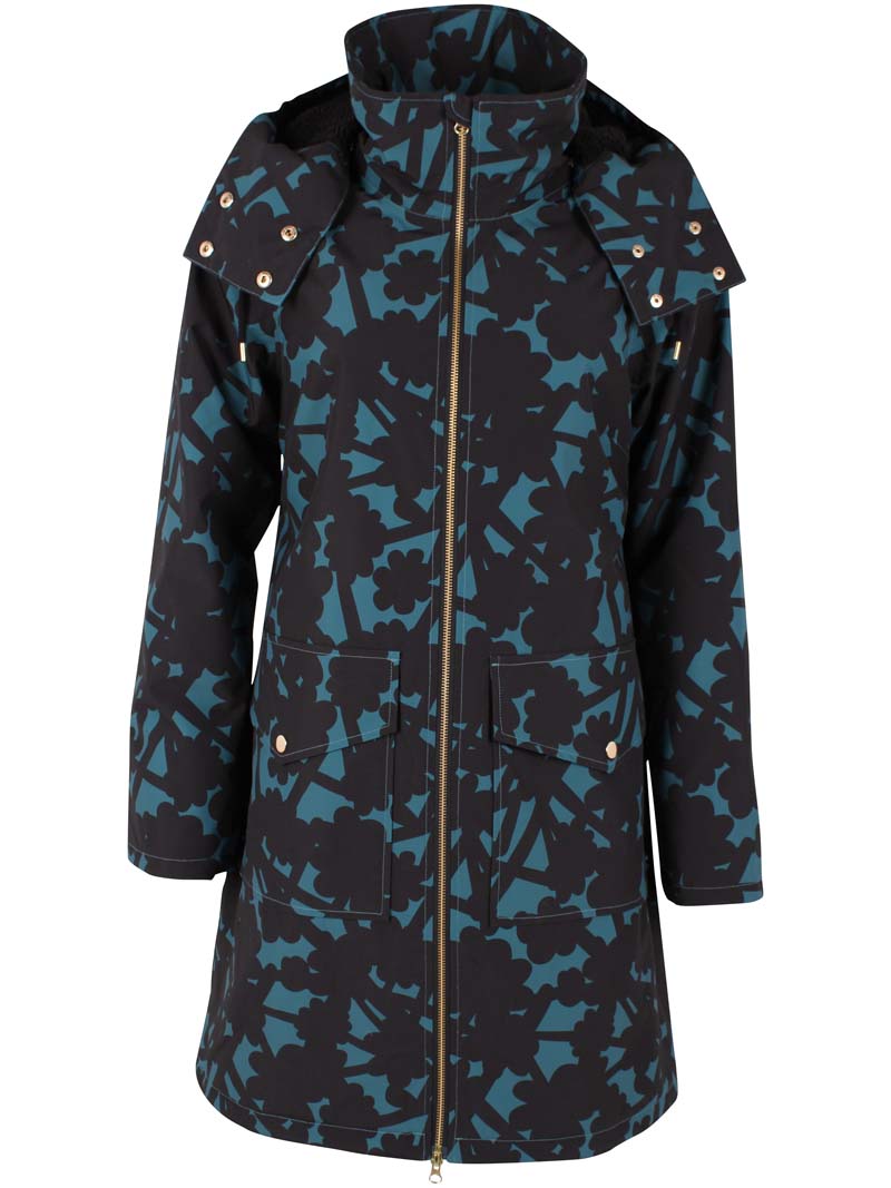 Daneturell Winter Coat Dk Slate BRAMBLE