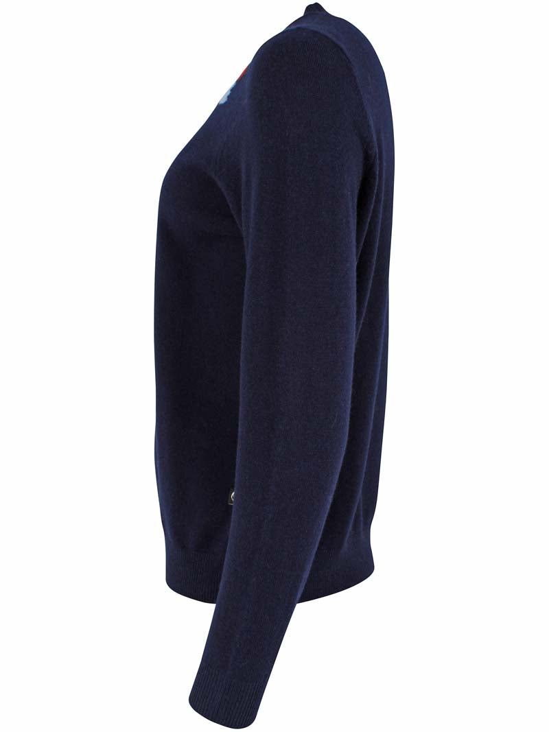 Danevibe Merino Wool Sweater Dk Navy
