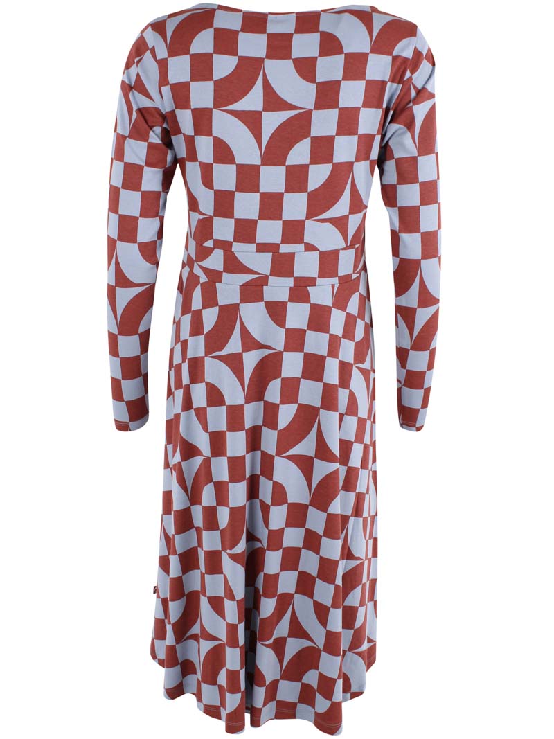 Daneviborg LS Interlock Dress Lt Blue Grey CHECKITOUT