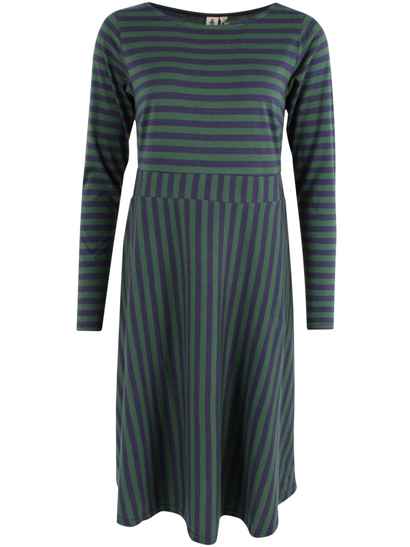 Daneviborg LS Modal Dress Dk Navy/Dk Pine