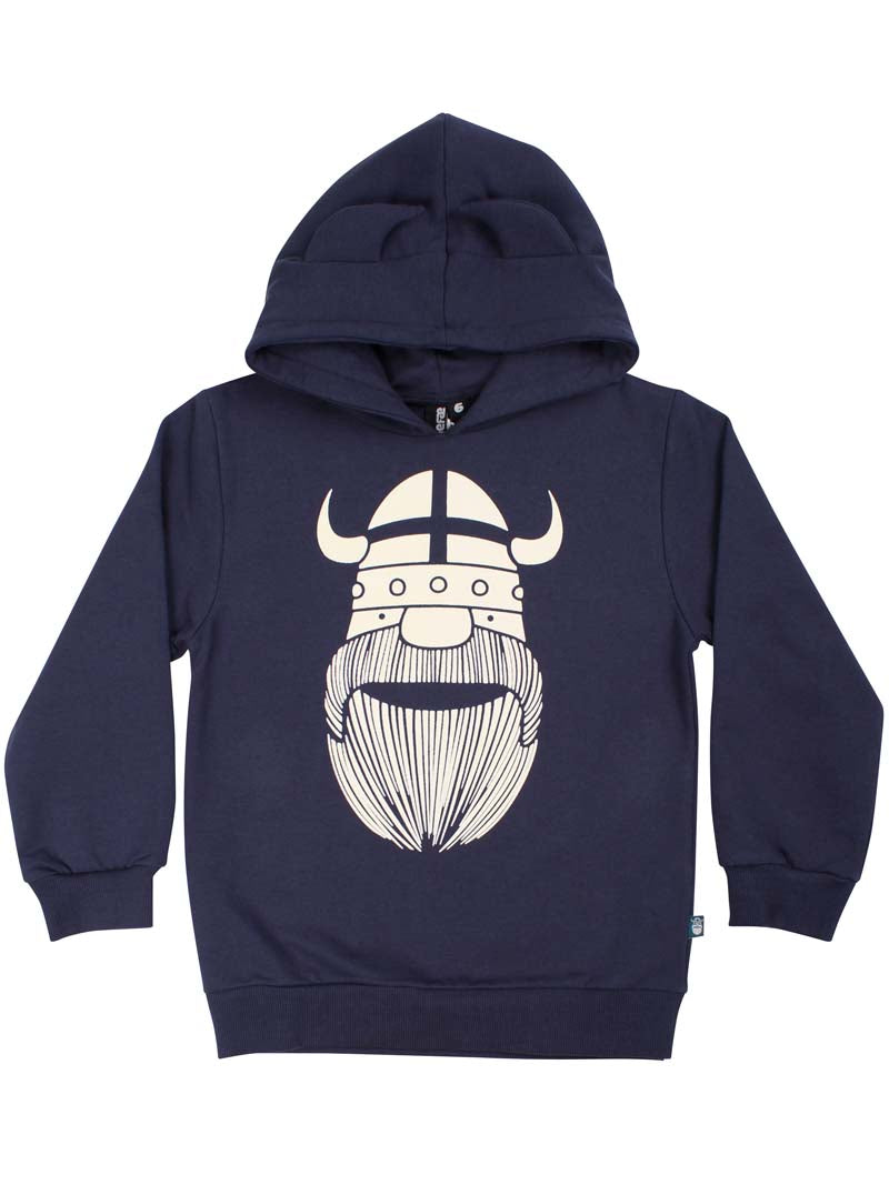 Hættetrøje til børn med viking