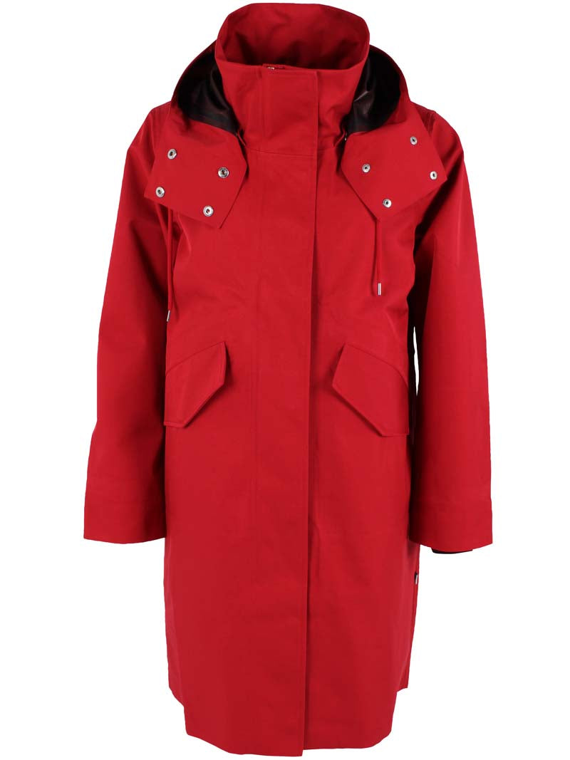 Danewest Wind Rain Parka Dk Red
