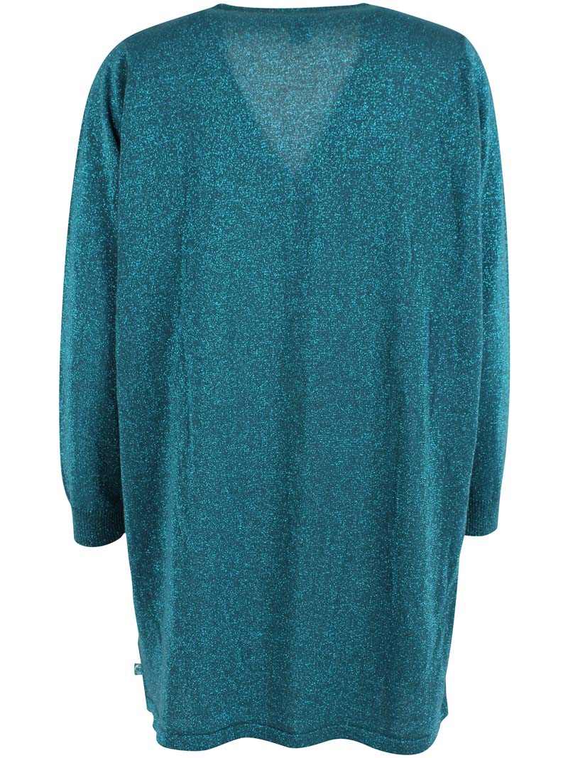 Danoffice Glitter Cardigan Dk Slate