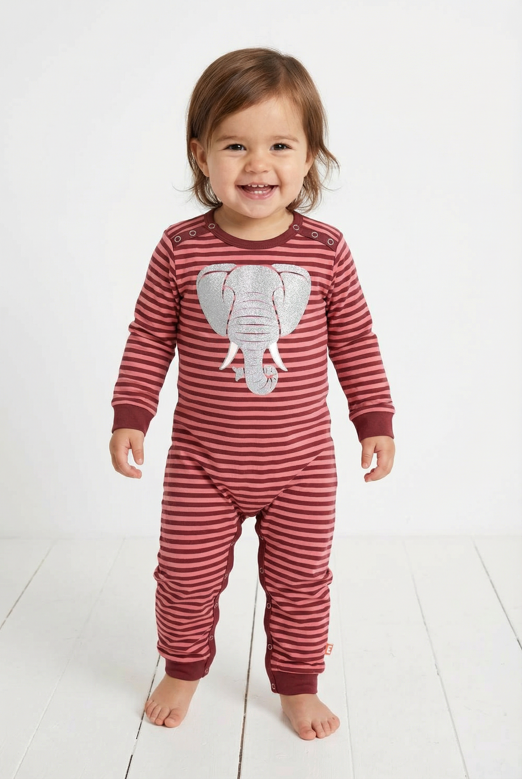 Dyrtweet Suit Red Wine/Old Rose ELEFANT