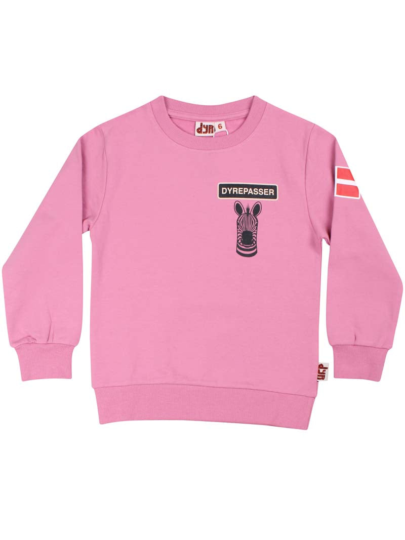 Dyrepasser Sweat Rose ZEBRA