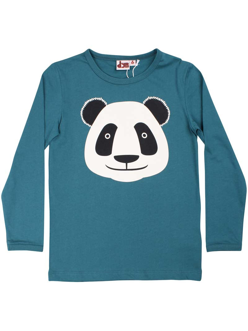 Sød bluse til børn med print af panda