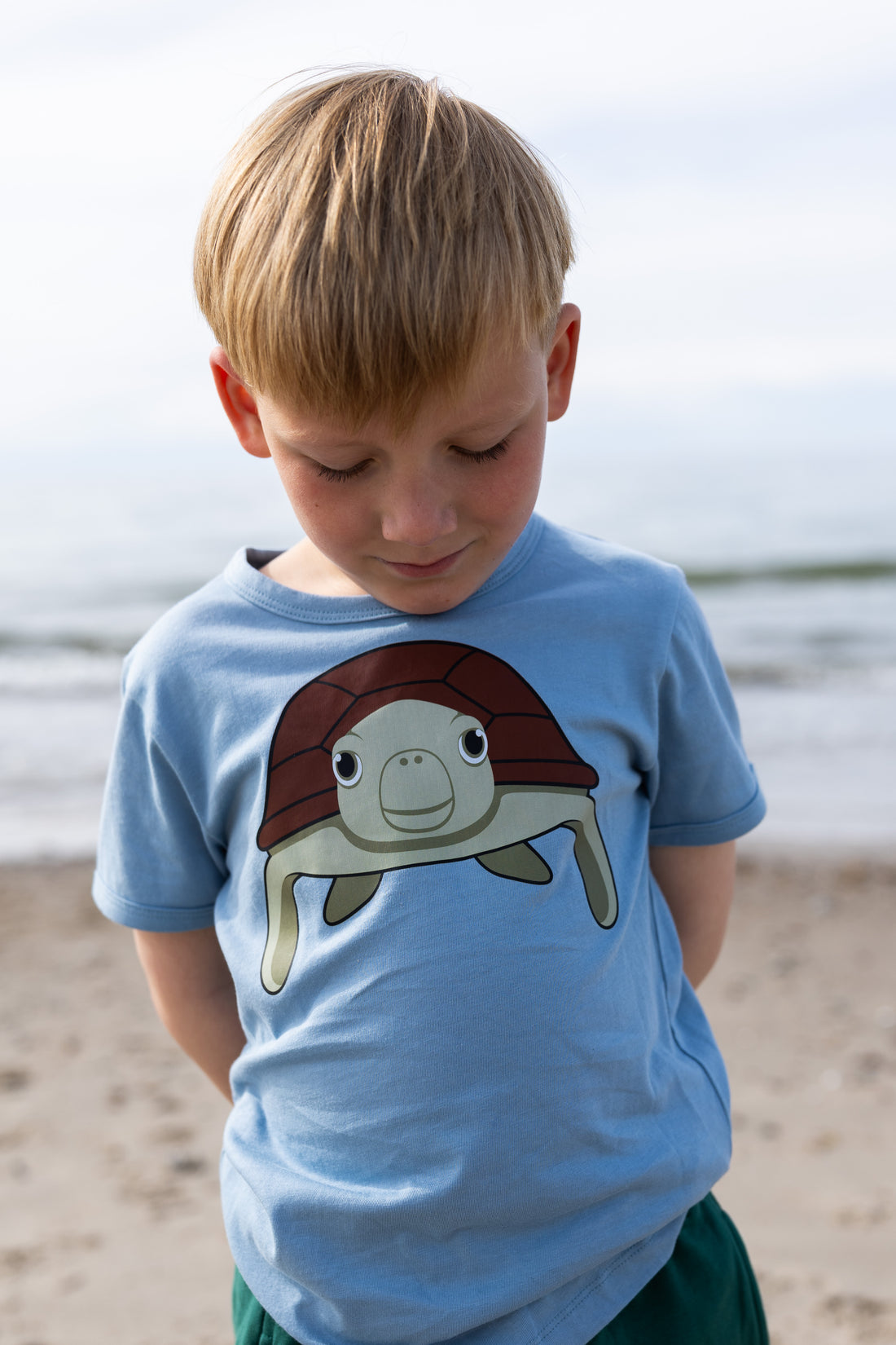 Dyrhide SS T Light Blue HAVSKILDPADDE